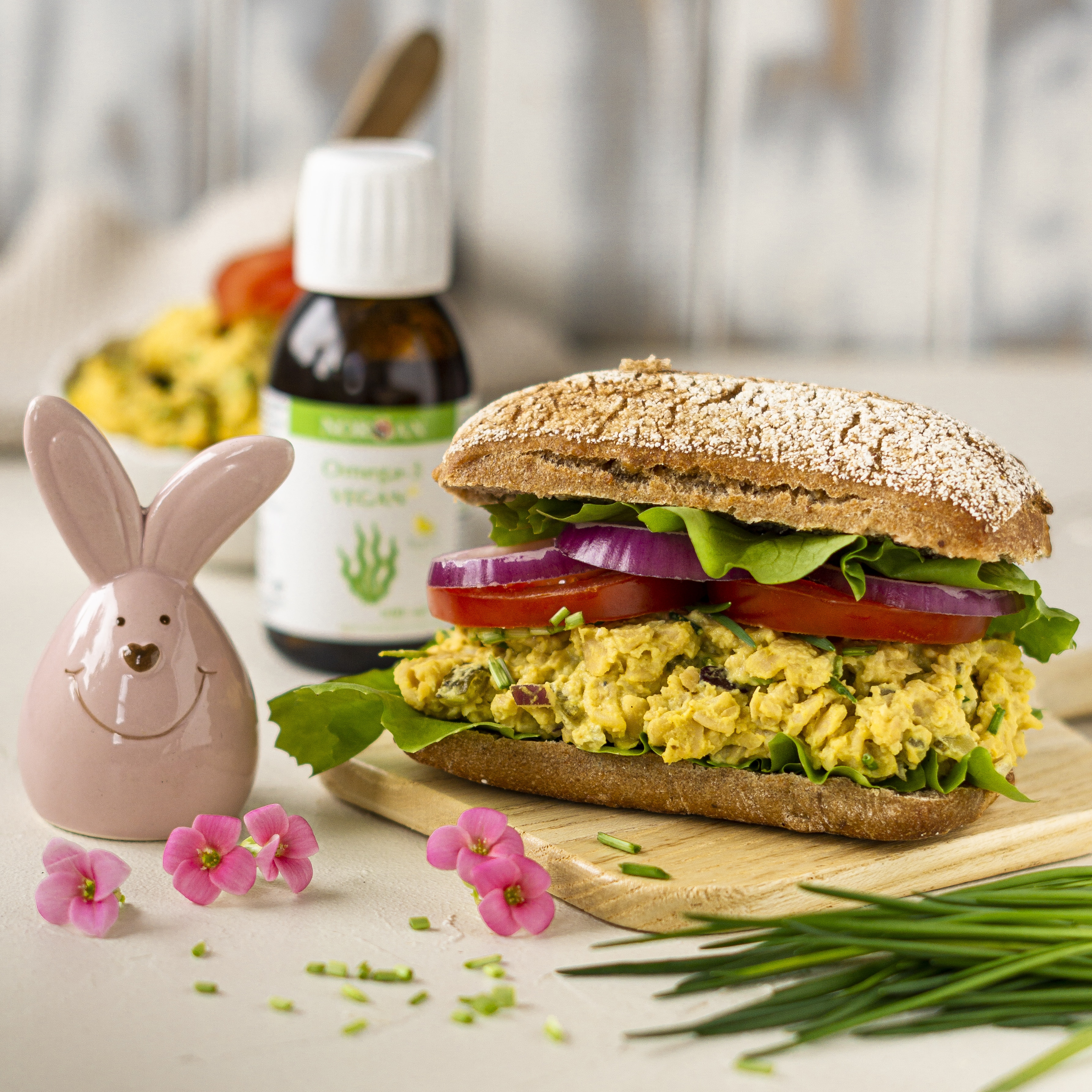 Veganer “Eiersalat” mit Omega-3